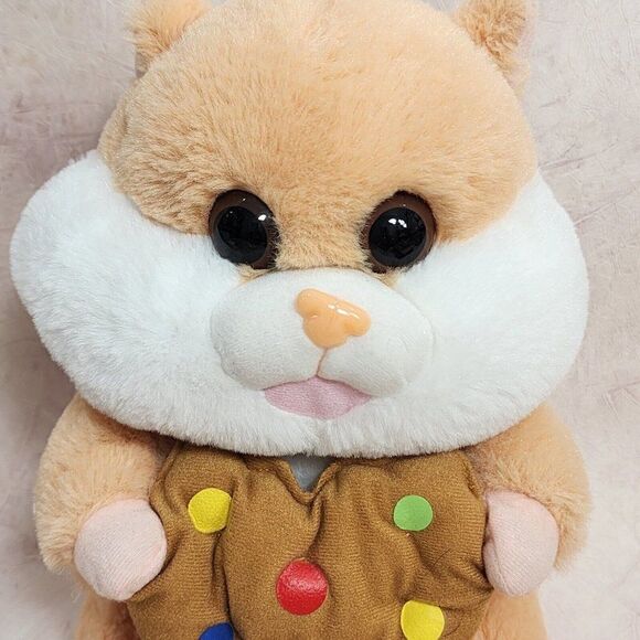 Peek A Boo Hamster Plush Cookie 14" Stuffed Animal Gerbil Chipmunk - Picture 2 of 8